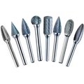 Drill America 8 Piece Carbide Burr Kit DUL3SET